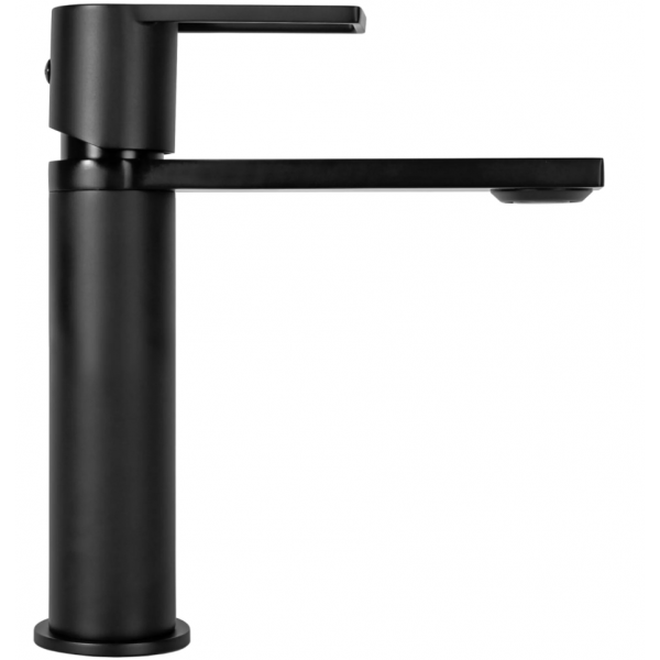 Змішувач для раковини REA FLIP BLACK чорний низький
