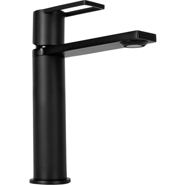 Змішувач для раковини REA FLIP BLACK чорний низький