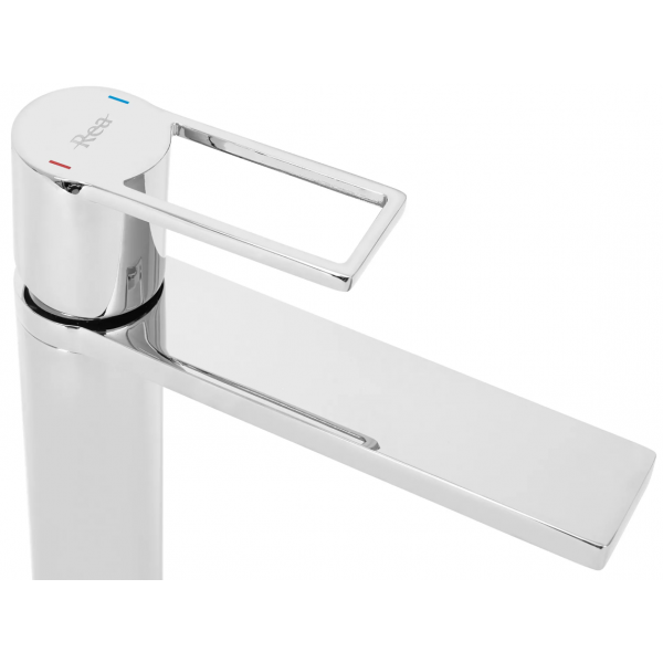 Смеситель для раковины (умывальника) REA FLIP CHROME  хром низкий