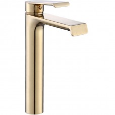 Змішувач для раковини REA HASS BRUSHED GOLD високий