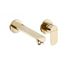 Змішувач для раковини REA HYPER GOLD + BOX настінний