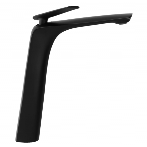 Смеситель для раковины (умывальника) REA JAGER BLACK черный высокий