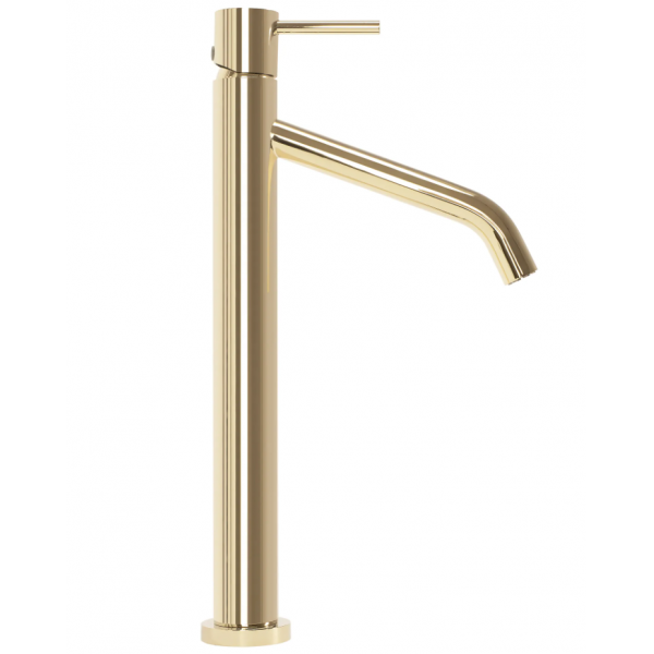 Змішувач для раковини REA LEVEL GOLD золотий високий