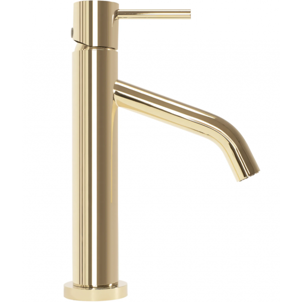 Змішувач для раковини REA LEVEL GOLD золотий низький