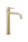 Смеситель для раковины (умывальника) REA LUNGO ART L.GOLD золотой высокий