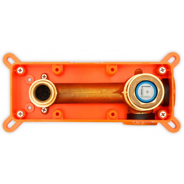 Змішувач для раковини REA LUNGO WHITE MAT + BOX білий прихованого монтажу (настінний)