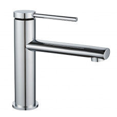 Смеситель для раковины (умывальника) REA OVAL CHROME хром низкий