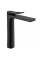 Змішувач для раковини REA SOUL BLACK чорний високий