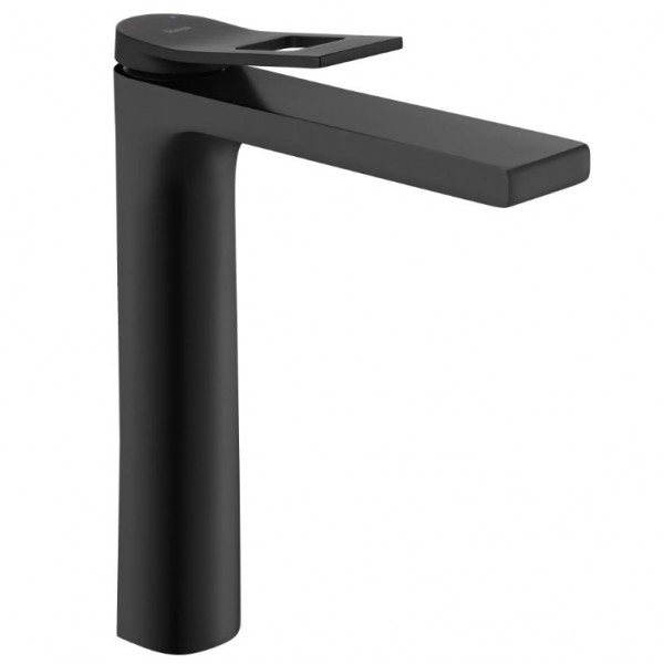 Змішувач для раковини REA SOUL BLACK чорний високий