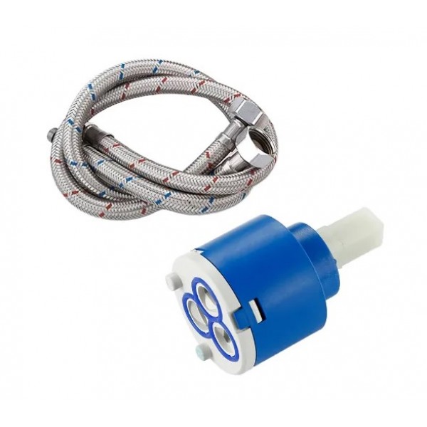 Змішувач для раковини REA SOUL BRUSHED GOLD низький