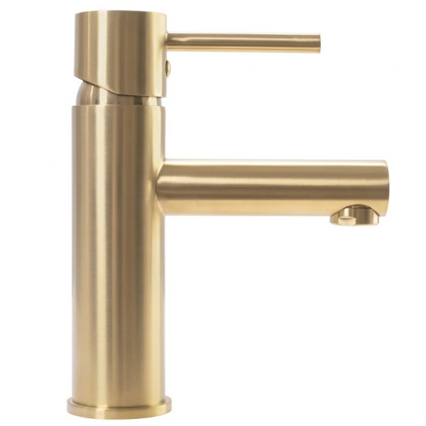 Змішувач для раковини REA TESS BRUSHED GOLD низький