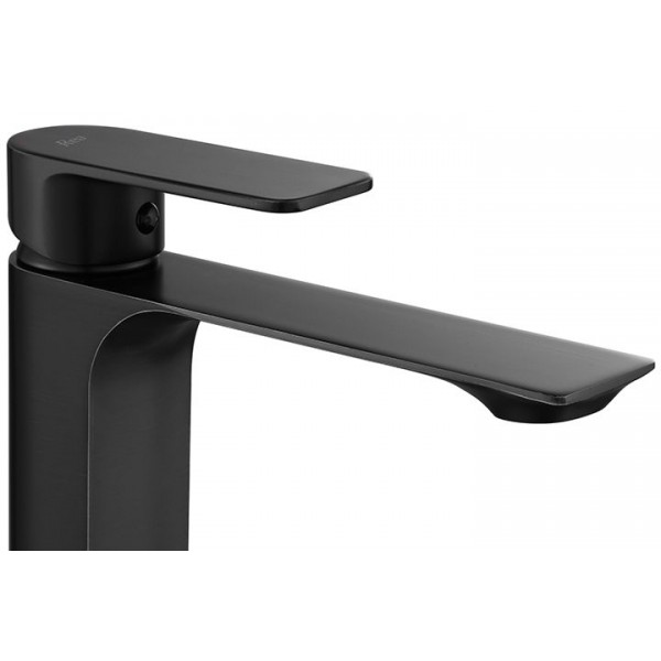 Смеситель для раковины (умывальника) REA URBAN BLACK черный низкий