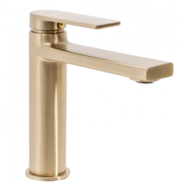 Змішувач для раковини REA VERSO BRUSHED GOLD низький