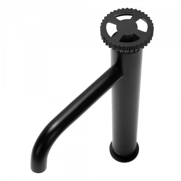 Змішувач для раковини REA VERTIGO BLACK чорний високий