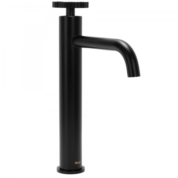 Змішувач для раковини REA VERTIGO BLACK чорний високий