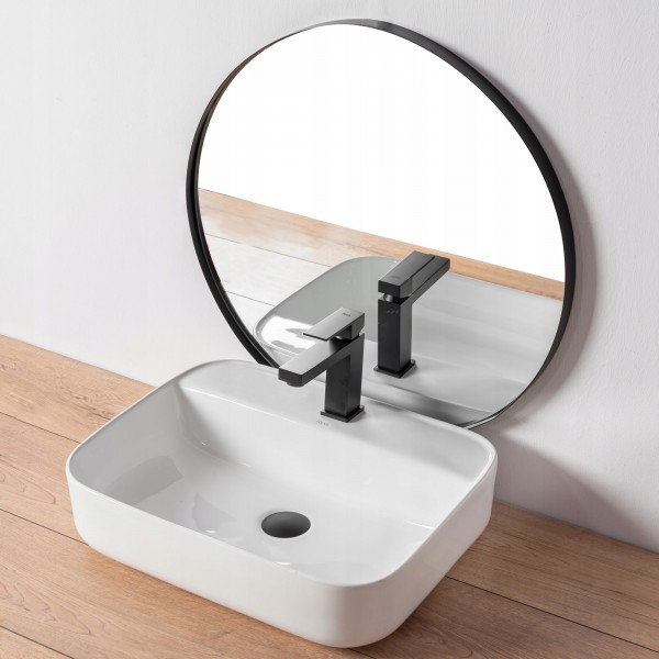 Змішувач для раковини RЕА FENIX LOW BLACK чорний низький