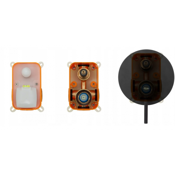 Змішувач для ванни REA LUNGO L. GOLD + BOX золотий прихованого монтажу