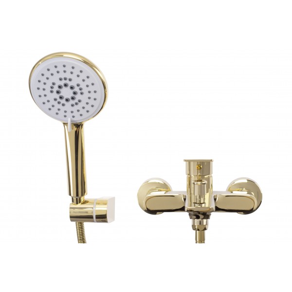 Змішувач для ванни REA MAYSON GOLD золотий настінний