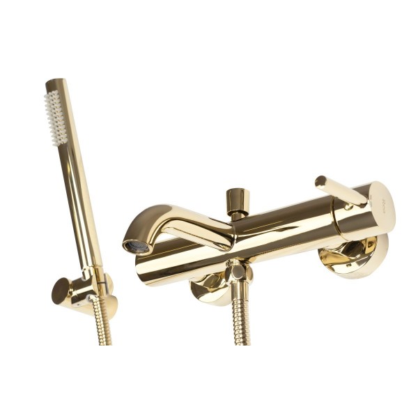 Змішувач для ванни та душу REA LUNGO L. GOLD золото настінний