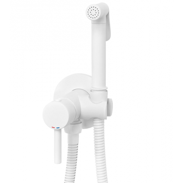 Набор гигиенического душа REA LOOP WHITE MATT белый матовый