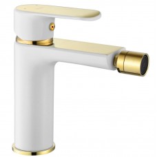 Змішувач для біде REA BLOOM WHITE GOLD білий/золото
