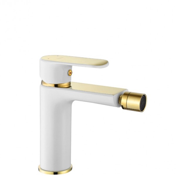 Змішувач для біде REA BLOOM WHITE GOLD білий/золото