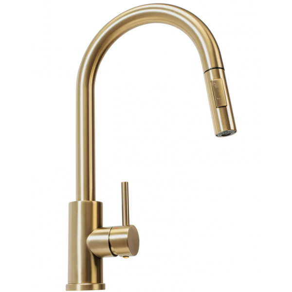 Змішувач для кухні REA FRESH BRUSHED GOLD золотий матовий
