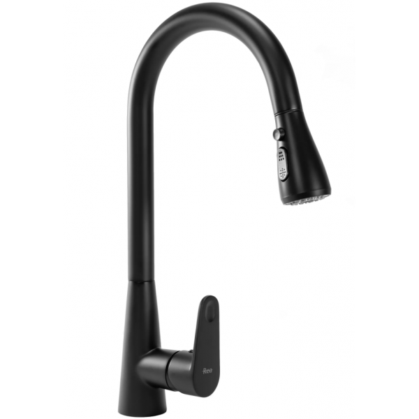 Смеситель для кухни REA MILD BLACK черный