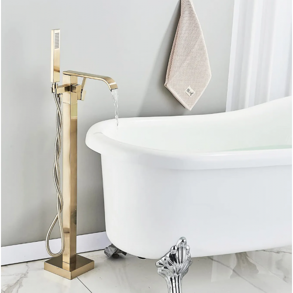 Змішувач для ванни REA CARAT BRUSHED GOLD золотий матовий
