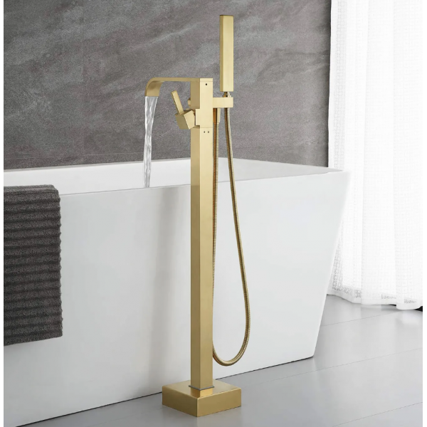 Змішувач для ванни REA CARAT BRUSHED GOLD золотий матовий