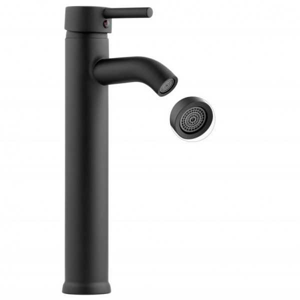 Смеситель для раковины (умывальника) Yoka SPA 36 BLACK черний высокий