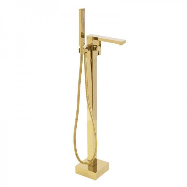 Змішувач для ванни Yoka GAPPO 98 GOLD золотий підлоговий