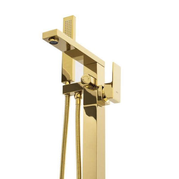 Змішувач для ванни Yoka GAPPO 98 GOLD золотий підлоговий