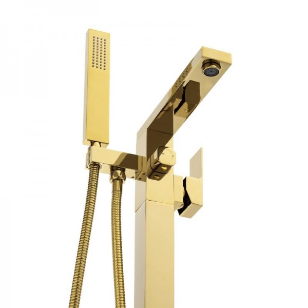 Змішувач для ванни Yoka GAPPO 98 GOLD золотий підлоговий