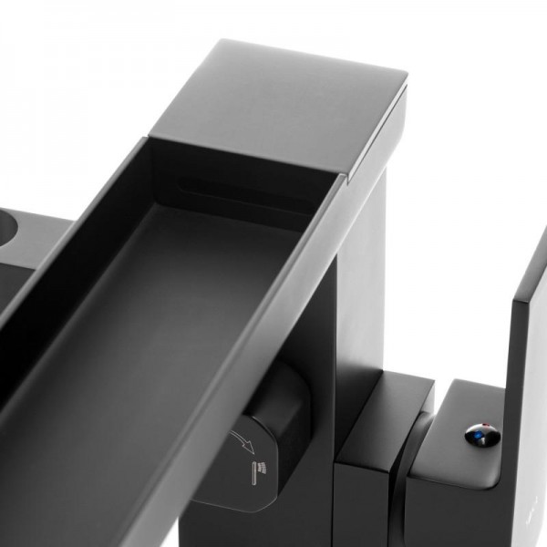 Смеситель для ванны Yoka ROMA BLACK MATT черный напольный