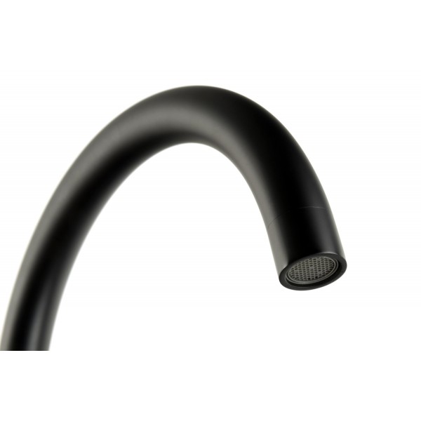 Смеситель для ванны Corsan LUGO BLACK MATT черный напольный