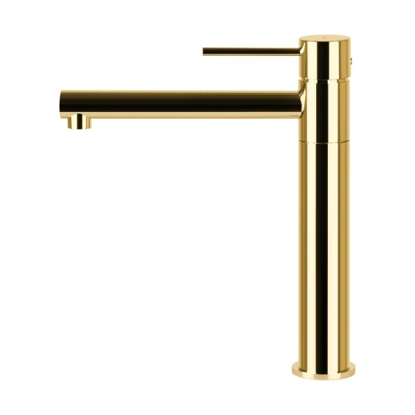 Смеситель для кухни Corsan LUGO GOLD золототой з подвижным носиком