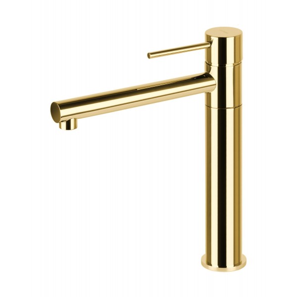 Смеситель для кухни Corsan LUGO GOLD золототой з подвижным носиком