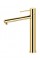 Змішувач для раковини Corsan LUGO GOLD золотий високий