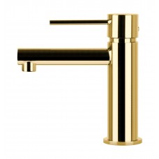 Змішувач для раковини Corsan LUGO GOLD золотий низький