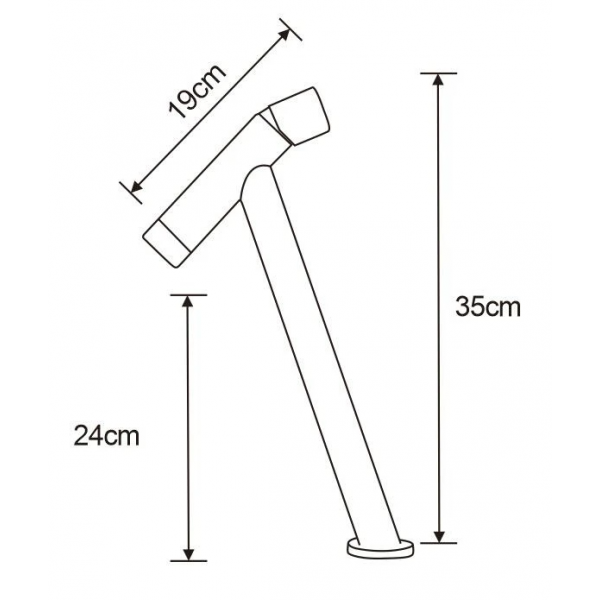 Змішувач для раковини MEXEN ASTRO GOLD високий
