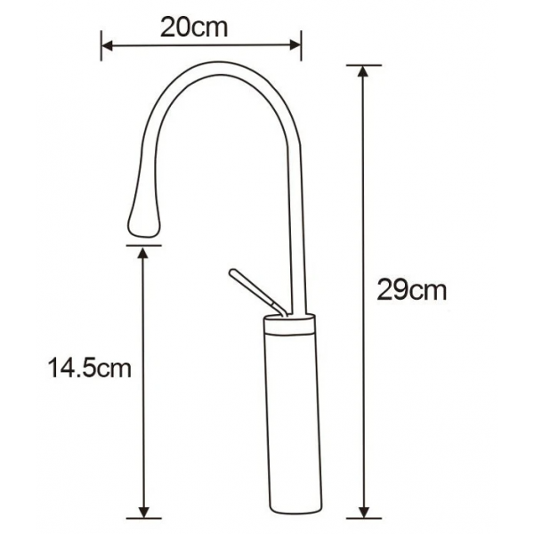 Змішувач для раковини MEXEN DORADO BLACK