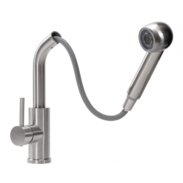 Змішувач для кухні REA TROY NIKIEL BRUSHED