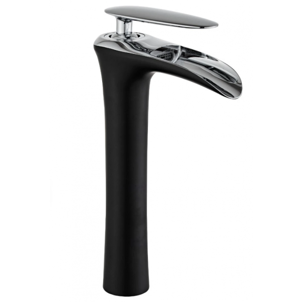 Змішувач для раковини MEXEN LYRA BLACK CHROME високий