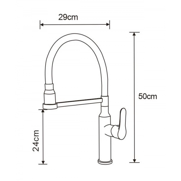 Смеситель для кухни MEXEN EDNA CHROME