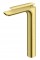 Смеситель для раковины (умывальника) KOHLMAN EXPERIENCE BRUSHED GOLD высокий