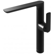 Змішувач для раковини KOHLMAN EXPERIENCE LONG BLACK MATT високий