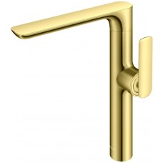 Змішувач для раковини KOHLMAN EXPERIENCE LONG GOLD високий