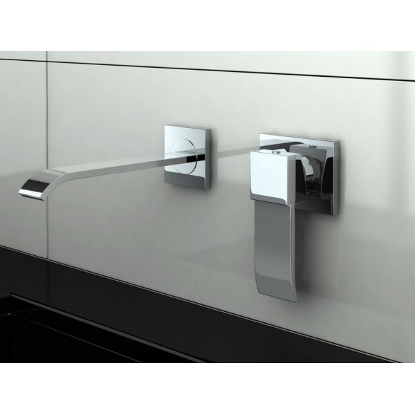Смеситель для раковины (умывальника) KOHLMAN AXIS CHROME + BOX скрытого монтажа