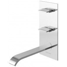 Змішувач для раковини KOHLMAN AXIS CHROME + BOX прихованого монтажу